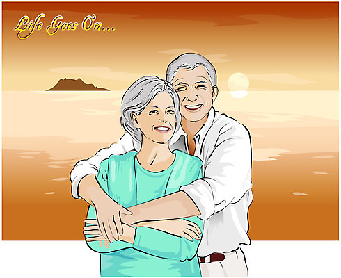 EPS 주간 웰빙 부부 커플 여자 할아버지 노년 남자 행복 할머니 여유 바다 섬 여행 일러스트 사랑 사람 취미 야외 두명 라이프 생활 실버라이프 노을 노부부 다정 황혼 일몰 로맨틱 실버 금술 우피족 잉꼬부부 노인만 성인만 국내일러스트 자연요소 라이프스타일 감정 컨셉 관계 성인 파일형식 벡터