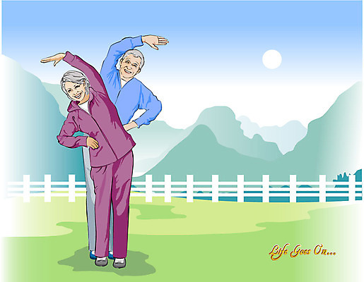 EPS 주간 웰빙 부부 커플 여자 할아버지 노년 남자 행복 할머니 여유 여행 일러스트 함께함 사랑 사람 취미 야외 두명 라이프 생활 실버라이프 운동 노부부 다정 로맨틱 실버 생활체조 체조 맨손체조 동행 금술 약수터 우피족 잉꼬부부 노인만 성인만 국내일러스트 자연요소 라이프스타일 감정 컨셉 관계 건강 성인 파일형식 벡터