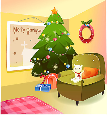 EPS 기념일 종교 백그라운드 크리스마스장식 크리스마스 일러스트 크리스마스용품 실내 선물 사람없음 크리스마스트리 오브젝트 국내일러스트 이벤트 내부 용품 파일형식 벡터