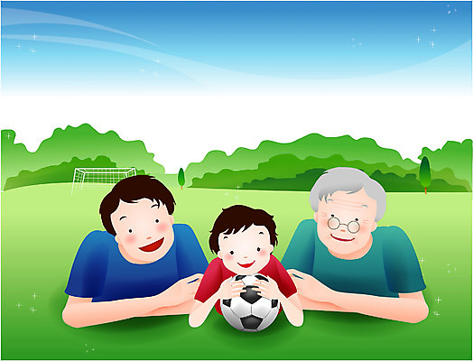 EPS 주간 공원 공공시설 할아버지 남자 행복 아들 어린이 스포츠 일러스트 축구공 가정 가족 휴식 대가족 사람 취미 야외 라이프 세명 레포츠 공휴일 구기 축구 자녀 아빠 주말 남자만 국내일러스트 자연요소 기념일 노년 감정 컨셉 공 축구용품 관계 레저 생활 시설 파일형식 벡터