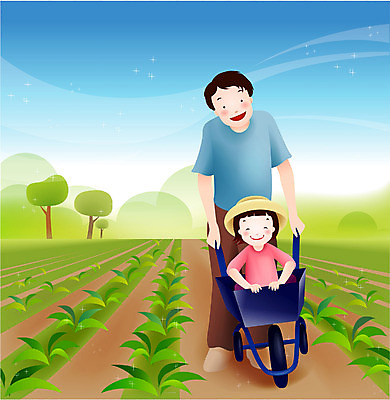 EPS 주간 여자 남자 딸 행복 어린이 일러스트 가정 가족 휴식 사람 취미 야외 두명 라이프 공휴일 농장 자녀 아빠 주말 주말농장 부녀 국내일러스트 자연요소 기념일 감정 컨셉 농업 관계 생활 파일형식 벡터