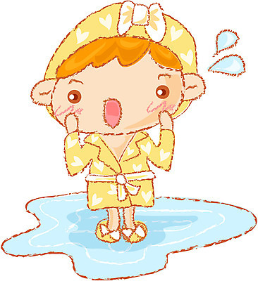 EPS 전신 클립아트 라이프스타일 여자 어린이 일러스트 휴식 한명 서기 사람 소녀 취미 라이프 10대 목욕 가운 목욕가운 여자만 여자한명만 소녀만 국내일러스트 1 옷 컨셉 모션 청소년 생활 청결 어린이만 파일형식 벡터