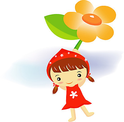 EPS 전신 클립아트 라이프스타일 계절 여자 꽃 초등학생 어린이 일러스트 한명 사람 소녀 봄 여자만 여자한명만 어린이만 소녀만 소녀한명만 국내일러스트 식물 1 학생 생활 파일형식 벡터