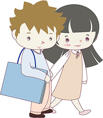 EPS 전신 클립아트 라이프스타일 커플 여자 남자 일러스트 서기 사람 성인 두명 쇼핑 쇼핑백 성인만 국내일러스트 가방 관계 모션 생활 파일형식 벡터