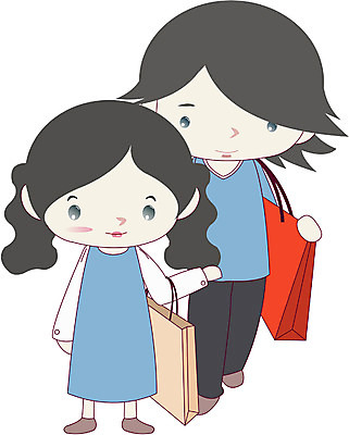 EPS 전신 클립아트 라이프스타일 커플 여자 남자 일러스트 서기 사람 성인 두명 쇼핑 쇼핑백 성인만 국내일러스트 가방 관계 모션 생활 파일형식 벡터