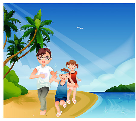 EPS 주간 웰빙 계절 여자 남자 딸 행복 안경 아들 여유 바다 일러스트 가정 가족 갈매기 하늘 날씨 휴가 휴식 건강 사랑 가족애 웃음 사람 이벤트 소년 해변 야외 세명 여름 관광지 여름휴가 바캉스 부모 모래사장 야자수 달리기 운동 햇빛 맑음 화목 자녀 아빠 즐거움 휴양지 썬캡 국내일러스트 자연요소 나무 모자_잡화 잡화 감정 어린이 여행 컨셉 관계 모션 조류 표정 태양 장소 파일형식 벡터 여름_계절