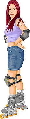 EPS 전신 클립아트 라이프스타일 긴머리 여자 스포츠 포즈 일러스트 한명 서기 사람 20대 성인 취미 레포츠 치마 민소매 운동 롤러블레이드 보호장비 청치마 무릎보호대 여자만 여자한명만 성인여자만 청년만 청년여자만 성인한명만 청년여자한명만 성인여자한명만 성인만 국내일러스트 1 헤어스타일 상의 모션 하의 레저 건강 청년 생활 장비 파일형식 벡터