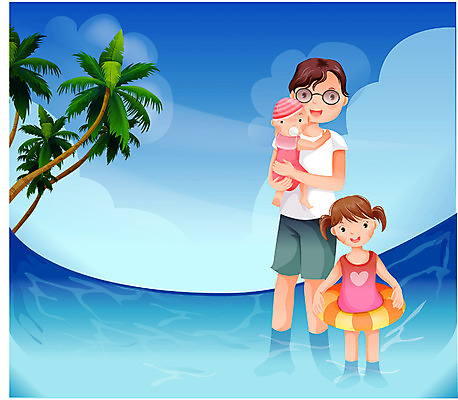 EPS 주간 웰빙 계절 여자 남자 딸 행복 여유 어린이 바다 일러스트 가정 가족 안기 하늘 날씨 휴가 휴식 가족여행 사랑 가족애 서기 웃음 사람 소녀 야외 세명 여름 관광지 여름휴가 바캉스 부모 야자수 맑음 화목 육아 자녀 아기 아빠 노리개젖꼭지 즐거움 휴양지 튜브 안경낌 국내일러스트 자연요소 나무 감정 안경 여행 컨셉 관계 모션 표정 장소 아기용품 파일형식 벡터 여름_계절