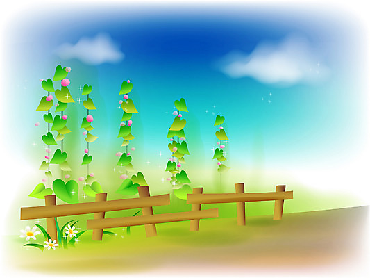 EPS 주간 사계절 계절 길 백그라운드 일러스트 자연 하늘 풍경 초원 사람없음 야외 봄 국내일러스트 자연요소 생태계 파일형식 벡터