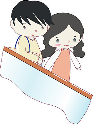 EPS 클립아트 라이프스타일 커플 공공시설 여자 남자 일러스트 서기 사람 상반신 성인 두명 쇼핑 쇼핑백 에스컬레이터 성인만 국내일러스트 가방 관계 모션 생활 시설 파일형식 벡터