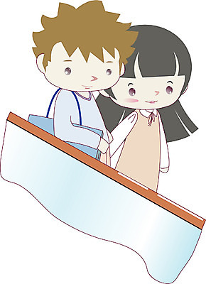 EPS 클립아트 라이프스타일 커플 공공시설 여자 남자 일러스트 서기 사람 상반신 성인 두명 쇼핑 쇼핑백 에스컬레이터 성인만 국내일러스트 가방 관계 모션 생활 시설 파일형식 벡터