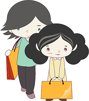EPS 전신 클립아트 라이프스타일 커플 여자 남자 일러스트 서기 사람 성인 두명 쇼핑 쇼핑백 성인만 국내일러스트 가방 관계 모션 생활 파일형식 벡터