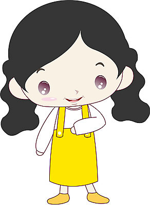 EPS 전신 클립아트 캐릭터 여자 초등학생 어린이 일러스트 한명 서기 사람 소녀 여자만 여자한명만 어린이만 소녀만 소녀한명만 일러캐릭터 1 학생 모션 파일형식 벡터