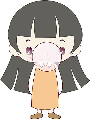 EPS 전신 클립아트 캐릭터 여자 초등학생 어린이 일러스트 한명 서기 사람 소녀 껌 여자만 여자한명만 어린이만 소녀만 소녀한명만 일러캐릭터 1 학생 모션 파일형식 벡터