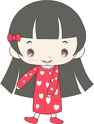 EPS 전신 클립아트 캐릭터 여자 초등학생 어린이 일러스트 한명 서기 사람 소녀 여자만 여자한명만 어린이만 소녀만 소녀한명만 일러캐릭터 1 학생 모션 파일형식 벡터