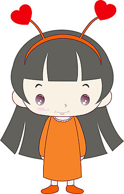 EPS 전신 클립아트 캐릭터 여자 초등학생 어린이 일러스트 한명 서기 사람 소녀 머리띠 여자만 여자한명만 어린이만 소녀만 소녀한명만 일러캐릭터 1 학생 장신구 모션 파일형식 벡터