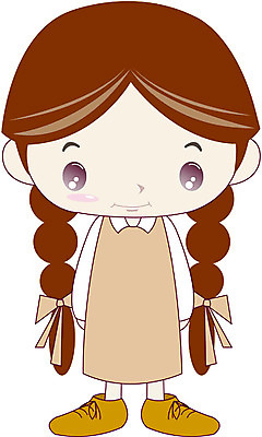 EPS 전신 클립아트 캐릭터 여자 초등학생 어린이 일러스트 한명 서기 사람 소녀 여자만 여자한명만 어린이만 소녀만 소녀한명만 일러캐릭터 1 학생 모션 파일형식 벡터