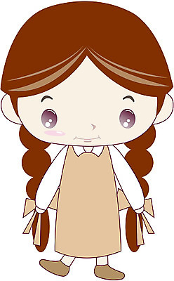 EPS 전신 클립아트 캐릭터 여자 초등학생 어린이 일러스트 한명 서기 사람 소녀 여자만 여자한명만 어린이만 소녀만 소녀한명만 일러캐릭터 1 학생 모션 파일형식 벡터