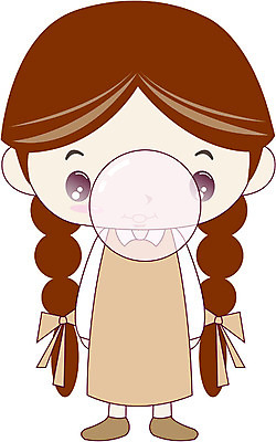 EPS 전신 클립아트 캐릭터 여자 초등학생 어린이 일러스트 한명 서기 사람 소녀 껌 여자만 여자한명만 어린이만 소녀만 소녀한명만 일러캐릭터 1 학생 모션 파일형식 벡터