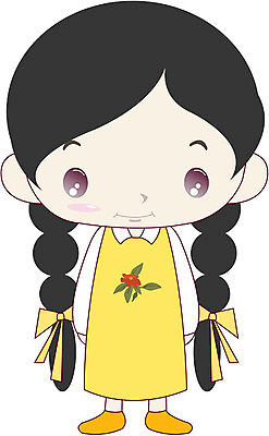 EPS 전신 클립아트 캐릭터 여자 초등학생 어린이 일러스트 한명 서기 사람 소녀 여자만 여자한명만 어린이만 소녀만 소녀한명만 일러캐릭터 1 학생 모션 파일형식 벡터