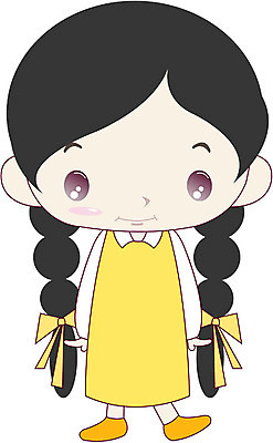 EPS 전신 클립아트 캐릭터 여자 초등학생 어린이 일러스트 한명 서기 사람 소녀 여자만 여자한명만 어린이만 소녀만 소녀한명만 일러캐릭터 1 학생 모션 파일형식 벡터