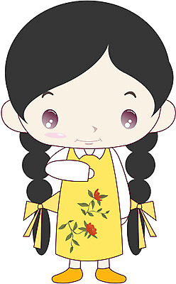 EPS 전신 클립아트 캐릭터 여자 초등학생 어린이 일러스트 한명 서기 사람 소녀 여자만 여자한명만 어린이만 소녀만 소녀한명만 일러캐릭터 1 학생 모션 파일형식 벡터