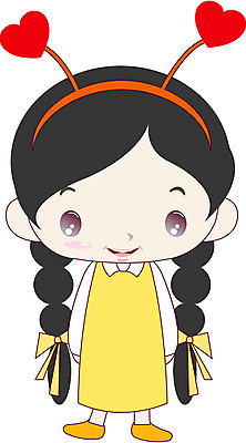 EPS 전신 클립아트 캐릭터 여자 초등학생 어린이 일러스트 한명 서기 사람 소녀 머리띠 여자만 여자한명만 어린이만 소녀만 소녀한명만 일러캐릭터 1 학생 장신구 모션 파일형식 벡터