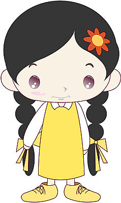 EPS 전신 클립아트 캐릭터 여자 초등학생 어린이 일러스트 한명 서기 사람 소녀 여자만 여자한명만 어린이만 소녀만 소녀한명만 일러캐릭터 1 학생 모션 파일형식 벡터