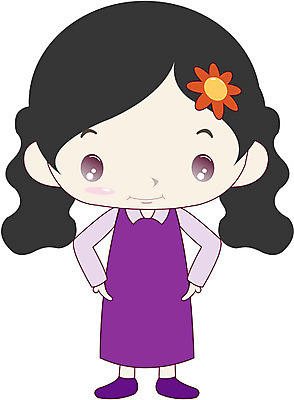 EPS 전신 클립아트 캐릭터 여자 초등학생 어린이 일러스트 한명 서기 사람 소녀 여자만 여자한명만 어린이만 소녀만 소녀한명만 일러캐릭터 1 학생 모션 파일형식 벡터