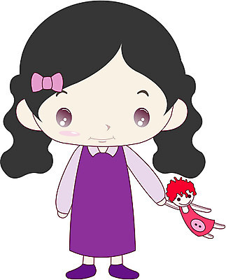 EPS 전신 클립아트 캐릭터 여자 초등학생 어린이 인형 일러스트 한명 서기 사람 소녀 여자만 여자한명만 어린이만 소녀만 소녀한명만 일러캐릭터 1 학생 모션 파일형식 벡터