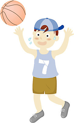 EPS 전신 클립아트 남자 어린이 스포츠 일러스트 공 농구 한명 서기 사람 소년 운동 구기 남자만 남자한명만 어린이만 소년만 소년한명만 국내일러스트 1 모션 건강 파일형식 벡터