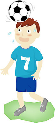 EPS 전신 클립아트 남자 어린이 스포츠 일러스트 공 한명 서기 사람 소년 운동 구기 축구 헤딩 남자만 남자한명만 어린이만 소년만 소년한명만 월드싸커 국내일러스트 1 모션 건강 파일형식 벡터