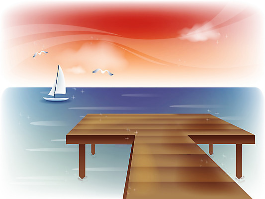 EPS 구름 사계절 계절 바다 백그라운드 일러스트 자연 갈매기 하늘 풍경 해변 사람없음 야외 빨간색 여름 노을 항구 일몰 돛단배 선박 국내일러스트 자연요소 컬러 수상교통 배_교통 교통시설 조류 생태계 파일형식 벡터