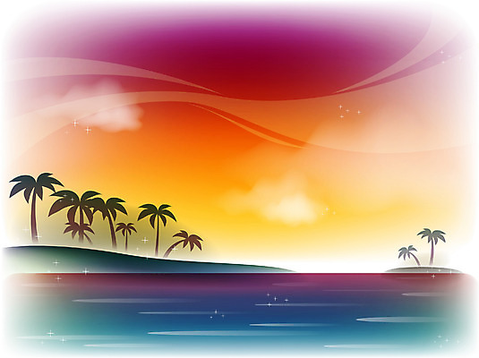 EPS 구름 사계절 계절 바다 섬 백그라운드 일러스트 자연 하늘 풍경 해변 사람없음 야외 빨간색 여름 노을 일몰 휴양지 국내일러스트 자연요소 컬러 장소 생태계 파일형식 벡터