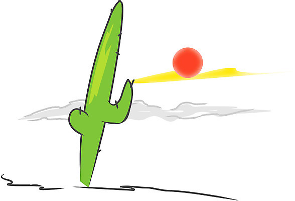 EPS 주간 클립아트 식물 일러스트 자연 선인장 풍경 사람없음 야외 태양 노을 일몰 사막 관찰 국내일러스트 자연요소 모션 생태계 파일형식 벡터