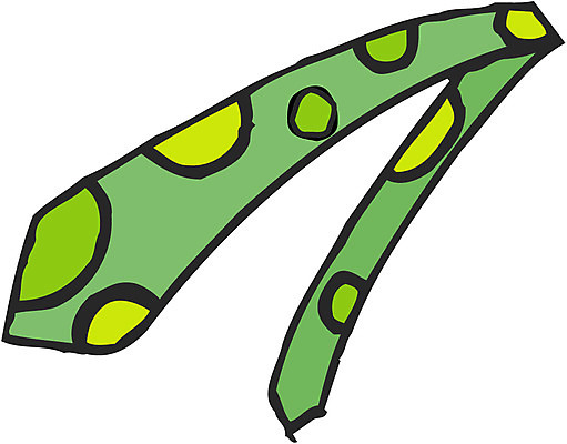 EPS 잡화 옷 컬러 일러스트 넥타이 사람없음 초록색 한개 물방울무늬 오브젝트 남성용 국내일러스트 1 무늬 파일형식 벡터