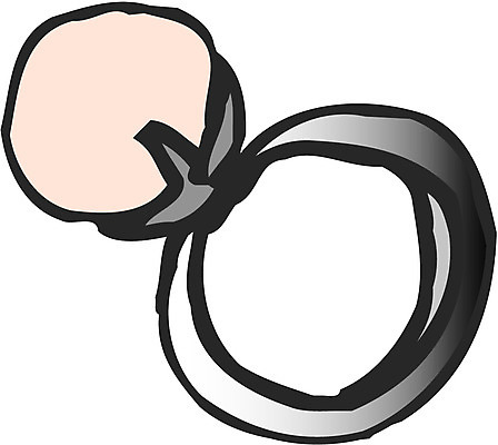 EPS 잡화 일러스트 장신구 선물 사람없음 한개 반지 오브젝트 예물 결혼반지 보석반지 국내일러스트 1 결혼 보석 파일형식 벡터