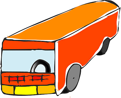 EPS 산업 육상교통 교통수단 컬러 한대 일러스트 자동차 버스 대중교통 사람없음 주황색 운송업 스쿨버스 고속버스 관광버스 시내버스 국내일러스트 1 교통 파일형식 벡터