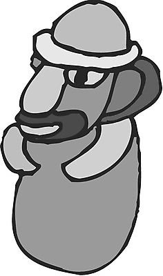 EPS 컬러 조각 일러스트 종교용품 자연 사람없음 한개 조각상 제주도 회색 돌하르방 무속신앙용품 석상 조소 국내일러스트 1 종교 한국 미술 조형물 생태계 무속 파일형식 벡터