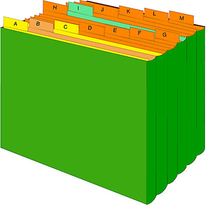 EPS 컬러 일러스트 문구용품 사람없음 초록색 노란색 사무용품 주황색 오브젝트 보관함 문서 파일 정리 문서보관상자 국내일러스트 상자 파일형식 벡터