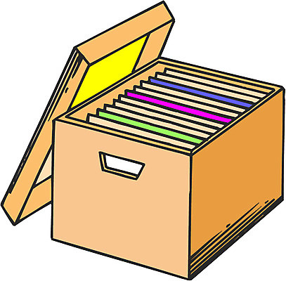 EPS 일러스트 문구용품 사람없음 상자 사무용품 뚜껑 오픈 종이상자 오브젝트 보관함 문서 파일 문서보관상자 수납함 파일박스 국내일러스트 파일형식 벡터