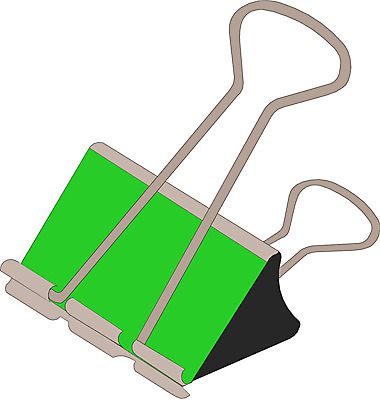 EPS 컬러 일러스트 문구용품 집게 사람없음 초록색 한개 사무용품 오브젝트 클립 고정 종이집게 국내일러스트 1 파일형식 벡터