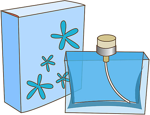 EPS 컬러 하늘색 일러스트 사람없음 뷰티 화장품 향수 오브젝트 향기 국내일러스트 파란색 냄새 파일형식 벡터