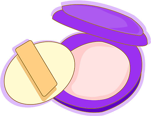 EPS 컬러 일러스트 사람없음 화장 뷰티 보라색 화장품 오브젝트 여성용품 파우더 분 트윈케익 파우더팩트 팩트 국내일러스트 파일형식 벡터