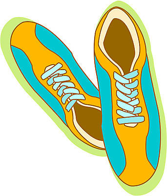 EPS 잡화 한쌍 운동화 신발 일러스트 사람없음 두개 스니커즈 오브젝트 한켤레 국내일러스트 1 2 파일형식 벡터