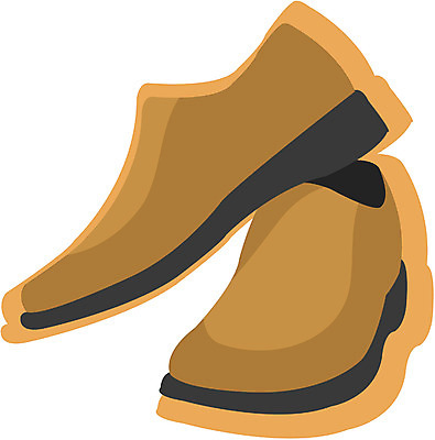 EPS 잡화 한쌍 구두 컬러 신발 일러스트 사람없음 갈색 두개 남성화 오브젝트 한켤레 남성용 국내일러스트 1 2 파일형식 벡터