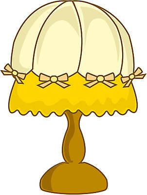 EPS 컬러 생활용품 일러스트 전등 조명 사람없음 전자제품 한개 노란색 스탠드 오브젝트 국내일러스트 1 파일형식 벡터