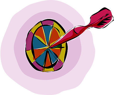 EPS 일러스트 놀이 사람없음 놀이용품 게임 과녁판 다트판 다트 오브젝트 국내일러스트 파일형식 벡터