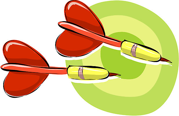 EPS 일러스트 놀이 사람없음 놀이용품 게임 과녁판 다트판 다트 오브젝트 국내일러스트 파일형식 벡터