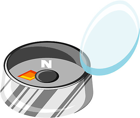 EPS 문자 알파벳 영어 생활용품 일러스트 레저용품 사람없음 한개 뚜껑 도구 오픈 나침반 방향 오브젝트 등산용품 위치 국내일러스트 1 레저 레포츠용품 파일형식 벡터